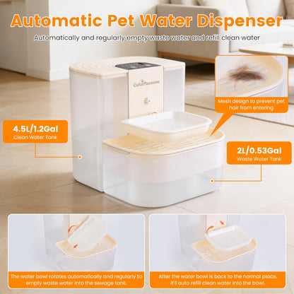 Smart Pet Water Fountain Automatic Cat Water Dispenser (4.5L)
