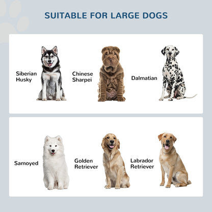 Large Elevated Dog Bowls with Storage Cabinet (44L)