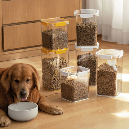 Pet Cat Food, Dog Food Sealed Storage Bucket