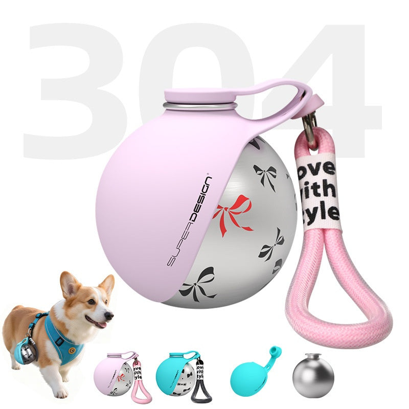Outdoor Pet Stainless Steel Water Cup